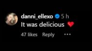 Harley Cameron's response to Mercedes Mone. (Image via Mone's Instagram handle)